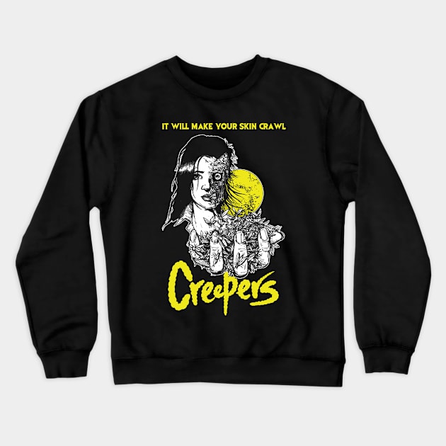 Creepers Crewneck Sweatshirt by HOMSMERCH